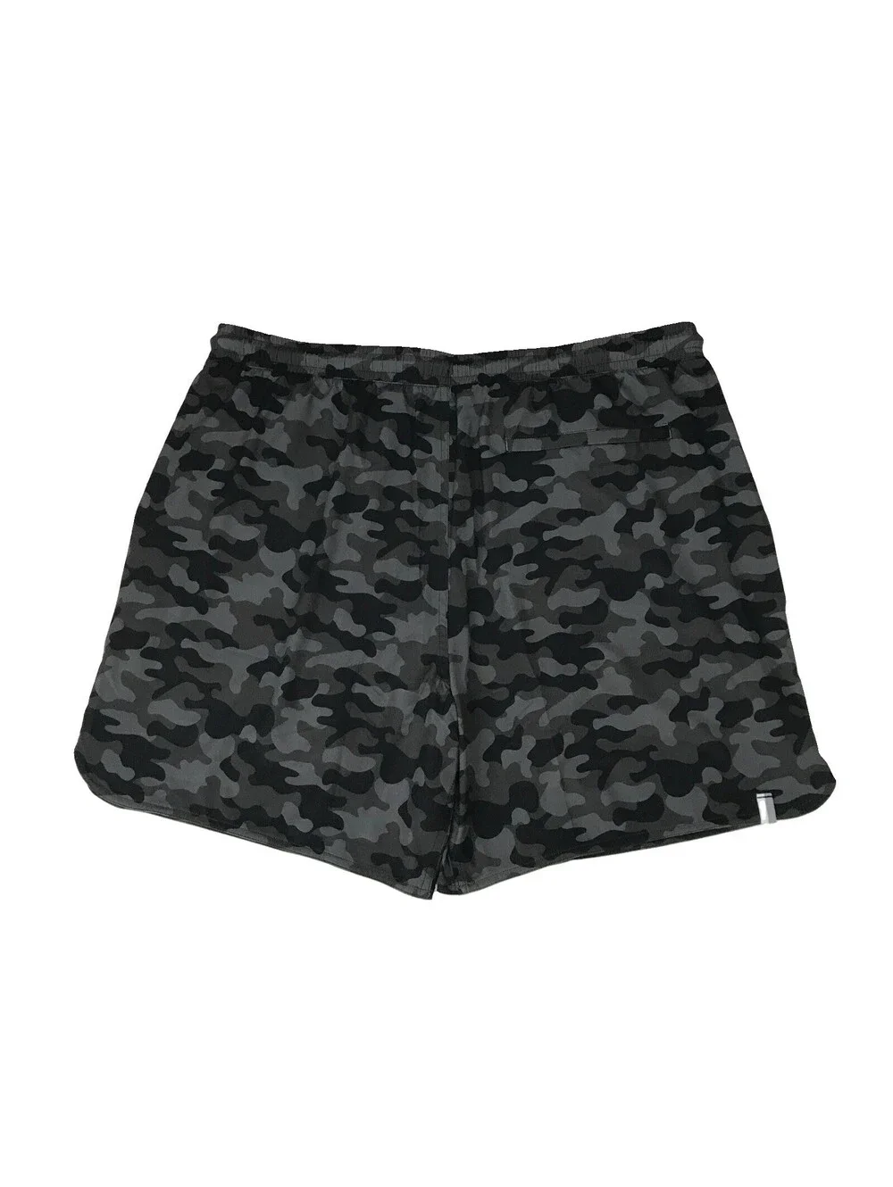 Rhoback The Regiments Shorts Mens 2XL XXL Black Camo 7” Lined Running Gym BNWT!